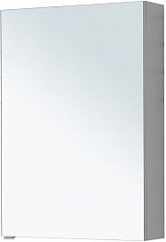Aquanet Зеркальный шкаф Алвита New 60 серый матовый – фотография-2